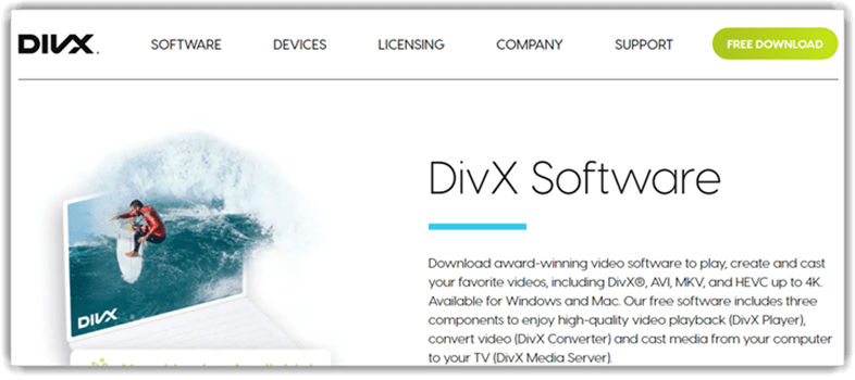 DivX player