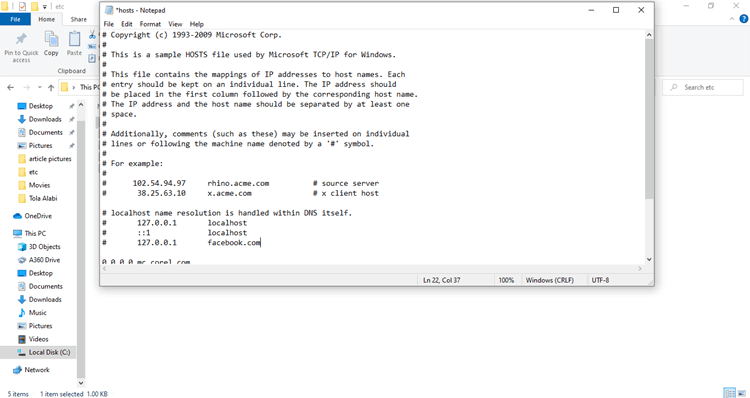 Blocking a website using your router