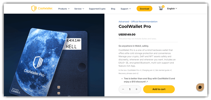 CoolWallet Pro