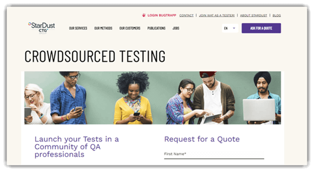Crowdsourced Testing