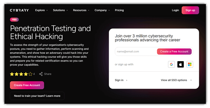 cybrary-ethical-hacking-course