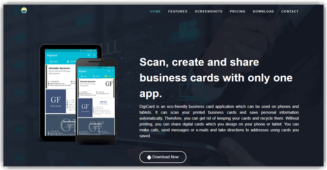 DigiCard - Digital Business Card: Scanner & Maker