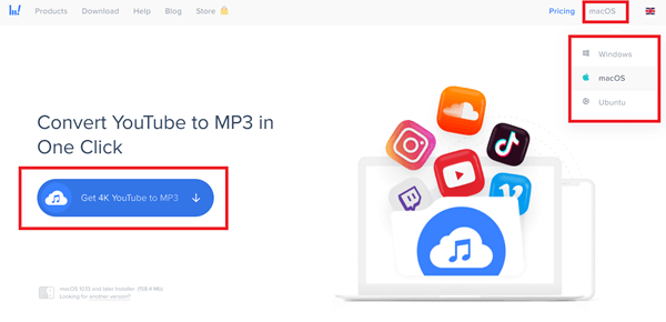 Download Audio from YouTube Mac Using 4k YouTube to MP3