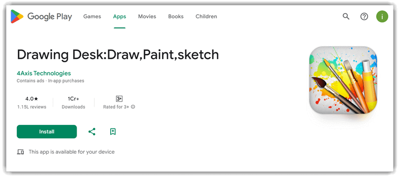 Drawing Desk: Draw, Paint, Color, Doodle & Sketch Pad