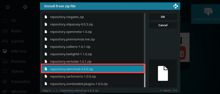 Manually Install Kodi Dependencies