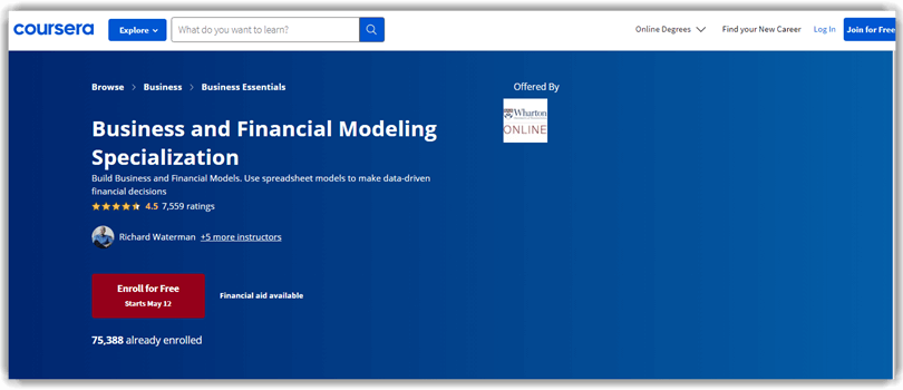 Business and Financial Modeling