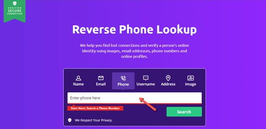 Find the Owner of a Cell Phone Number using Social Catfish