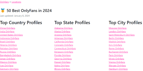 Look For Someone on OnlyFans With Location