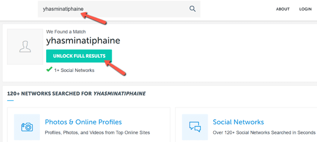 Find someone on Tinder via Spokeo