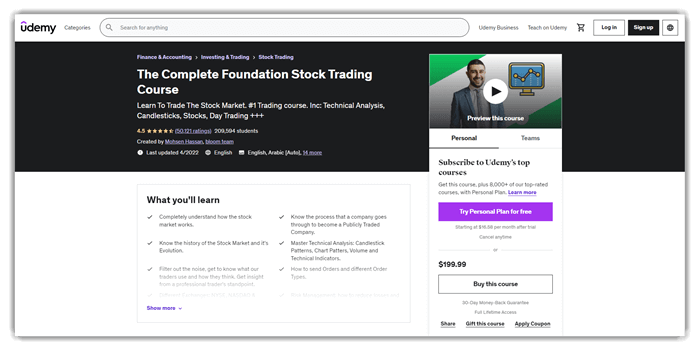 The Complete Foundation Stock Trading Course