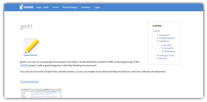 gedit