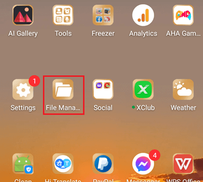 View an XML file on Android