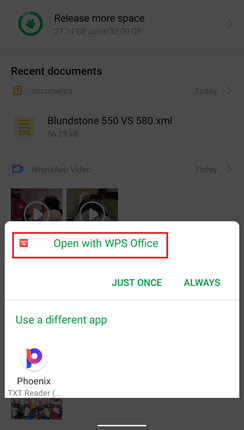 View an XML file on Android