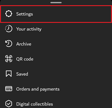 Log out and Log in Again to Your Instagram Account