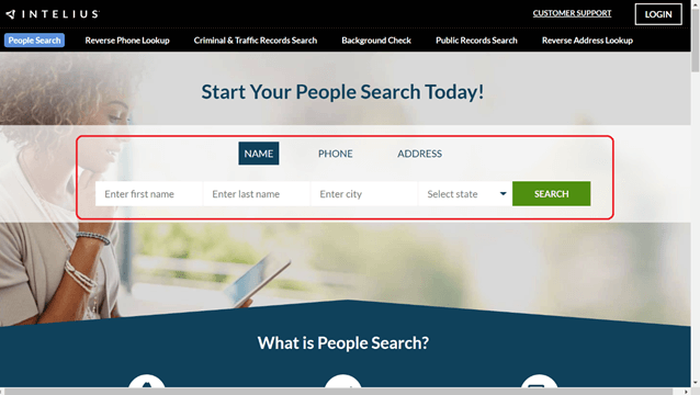 Use Intelius to Find a Person’s Middle Name
