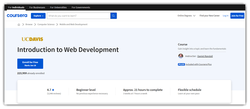 Introduction to Web Development