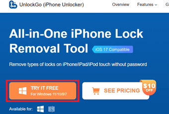 Use iCloud Activation Lock Removal Tools: UnlockGo