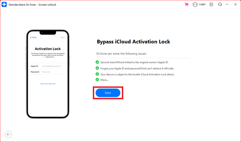 Use iCloud Activation Lock Removal Tools: Dr.Fone