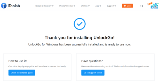 Unlock your iPhone using UnlockGo