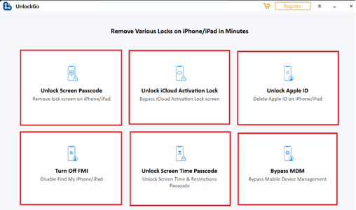 Unlock your iPhone using UnlockGo