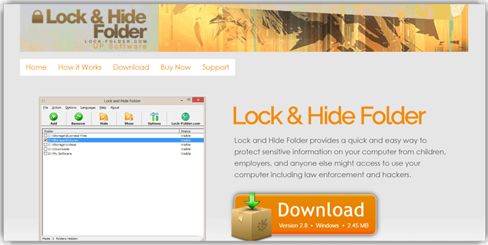 Lock & Hide Folder