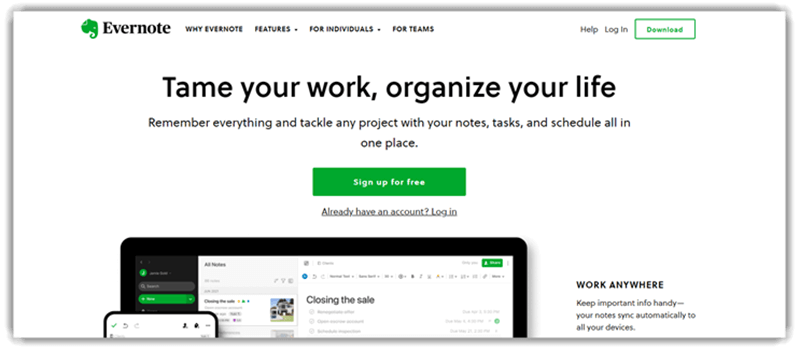 Evernote Web