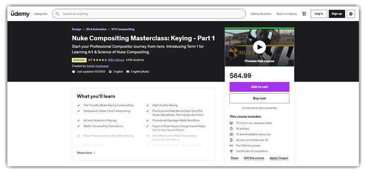 Nuke Compositing Masterclass: Keying