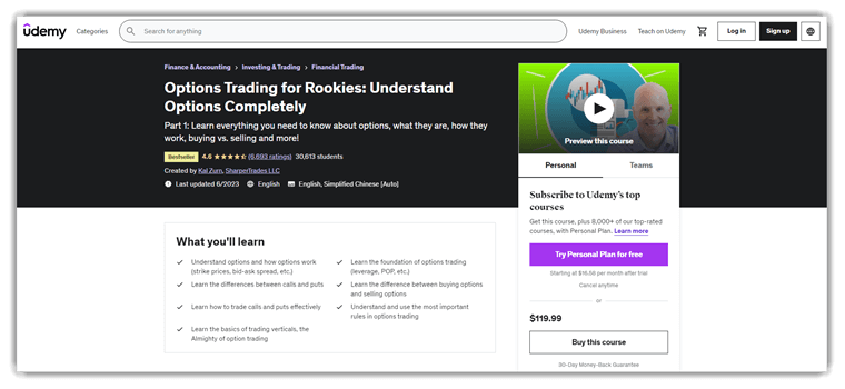 Options Trading for Rookies: Understand Options Completely