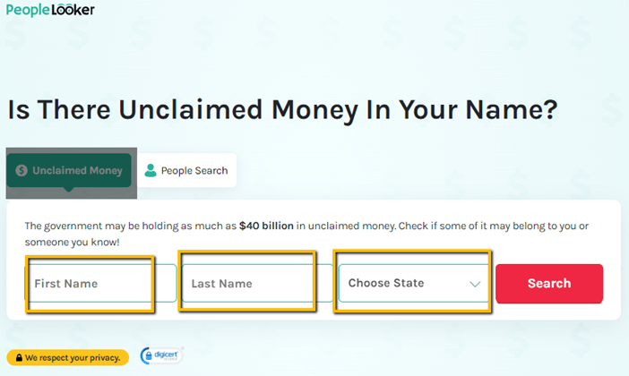 Unclaimed Money