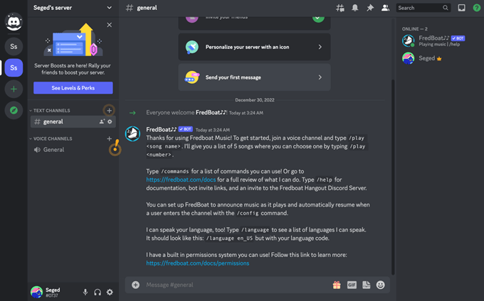 Adding a music bot to your server