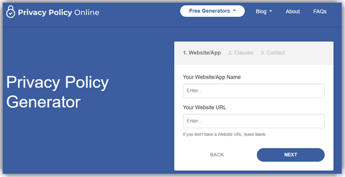 Privacy Policy Online