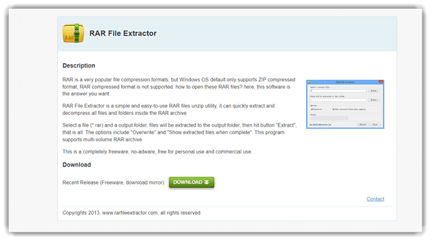 RAR File Extractor