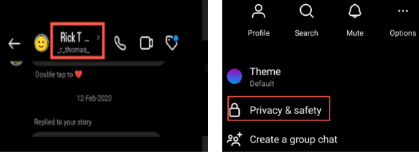 Disable Read Receipt on Instagram