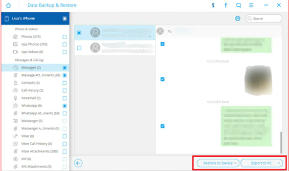 Use Third Party Tool to Retrieve Deleted Chats