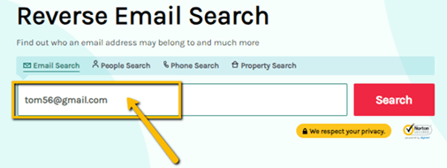 Find Social Network Accounts By Email Using PeopleLooker