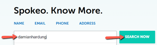 Look up Individual Using Spokeo