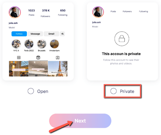 View IG Story Using Glassagrm
