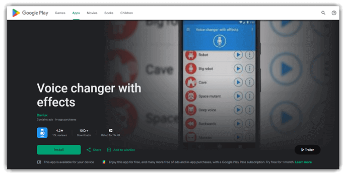 Voice Changer with Effects