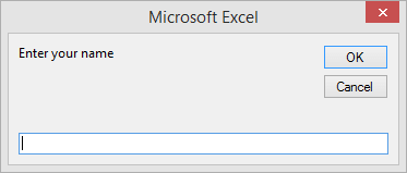 VBA Hello World Program