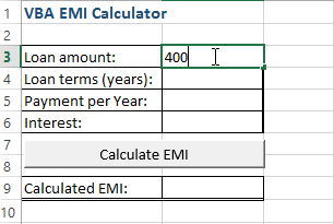 Creating a Simple EMI Calculator in Excel