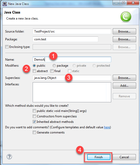 Create a Selenium Project
