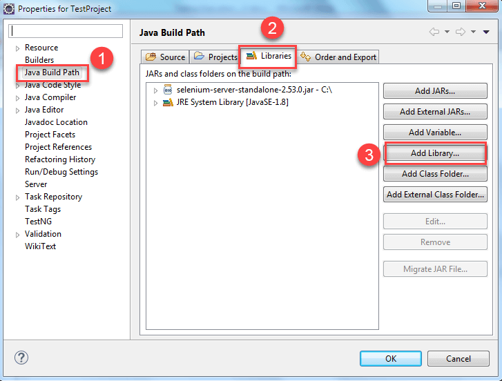 Create a Selenium Project