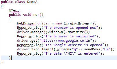 Create a Selenium Project