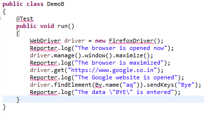 Create a Selenium Project