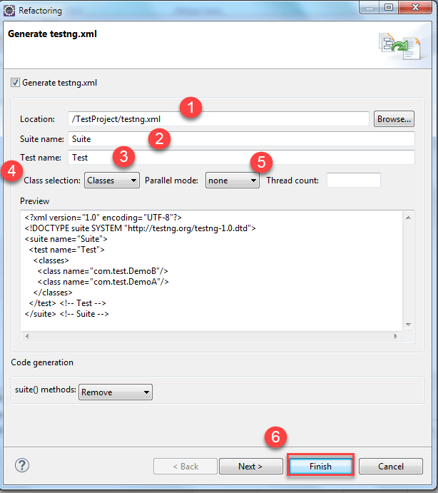 Convert and Execute Selenium Project to TestNG