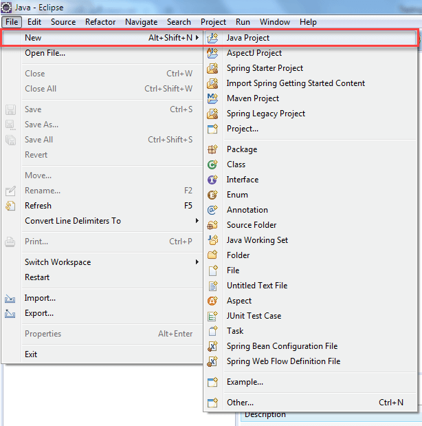 Create a Selenium Project