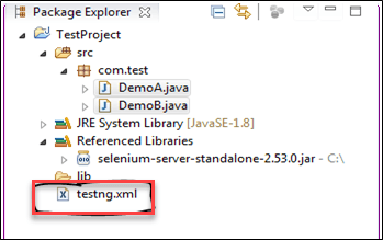 Convert and Execute Selenium Project to TestNG