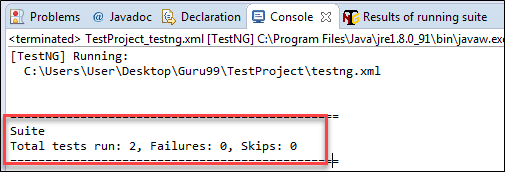 Convert and Execute Selenium Project to TestNG