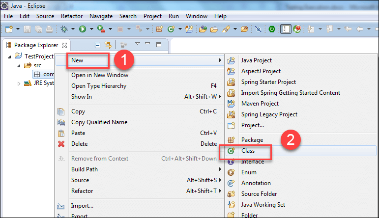 Create a Selenium Project