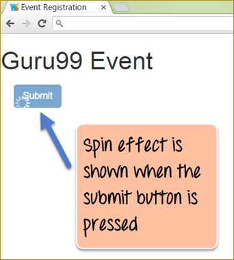 User feedbacks with Ladda buttons
